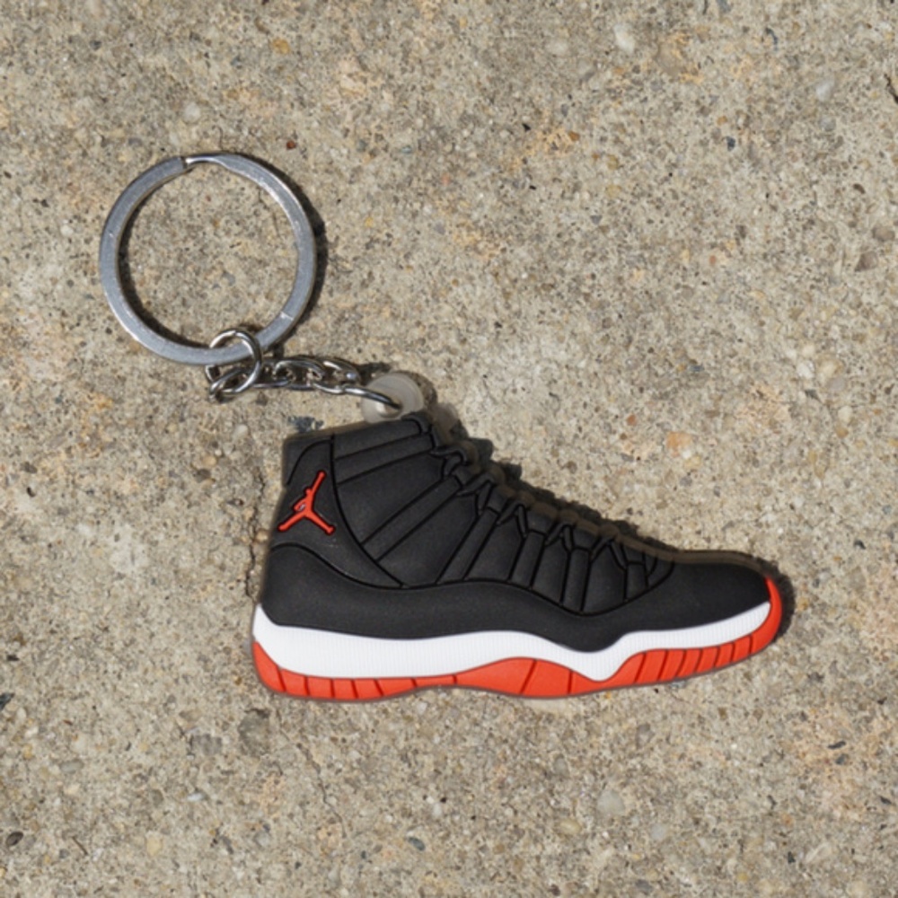 Nike Air Jordan Retro 11 BRED Shoe Keychain